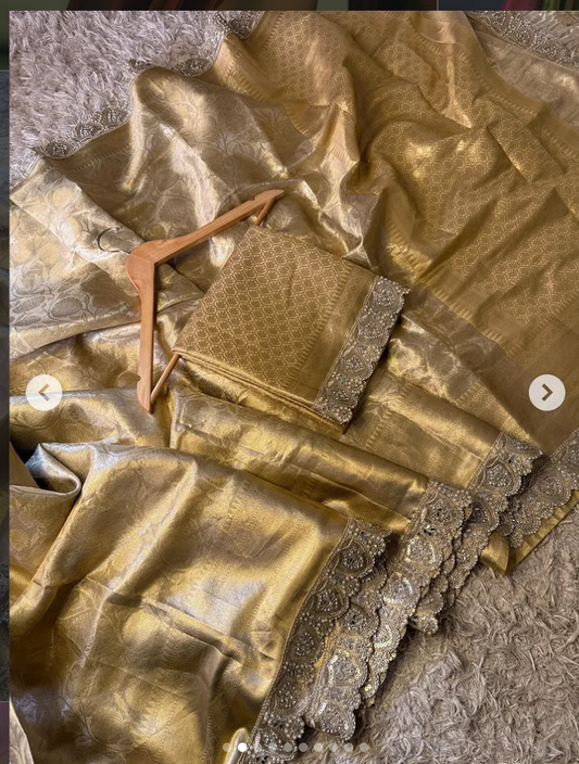 KanjivaramKatan Tissue Silk Saree